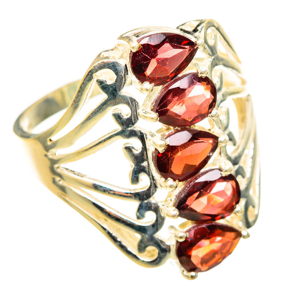 Garnet Rings handcrafted by Ana Silver Co - RING115418 - Photo 2