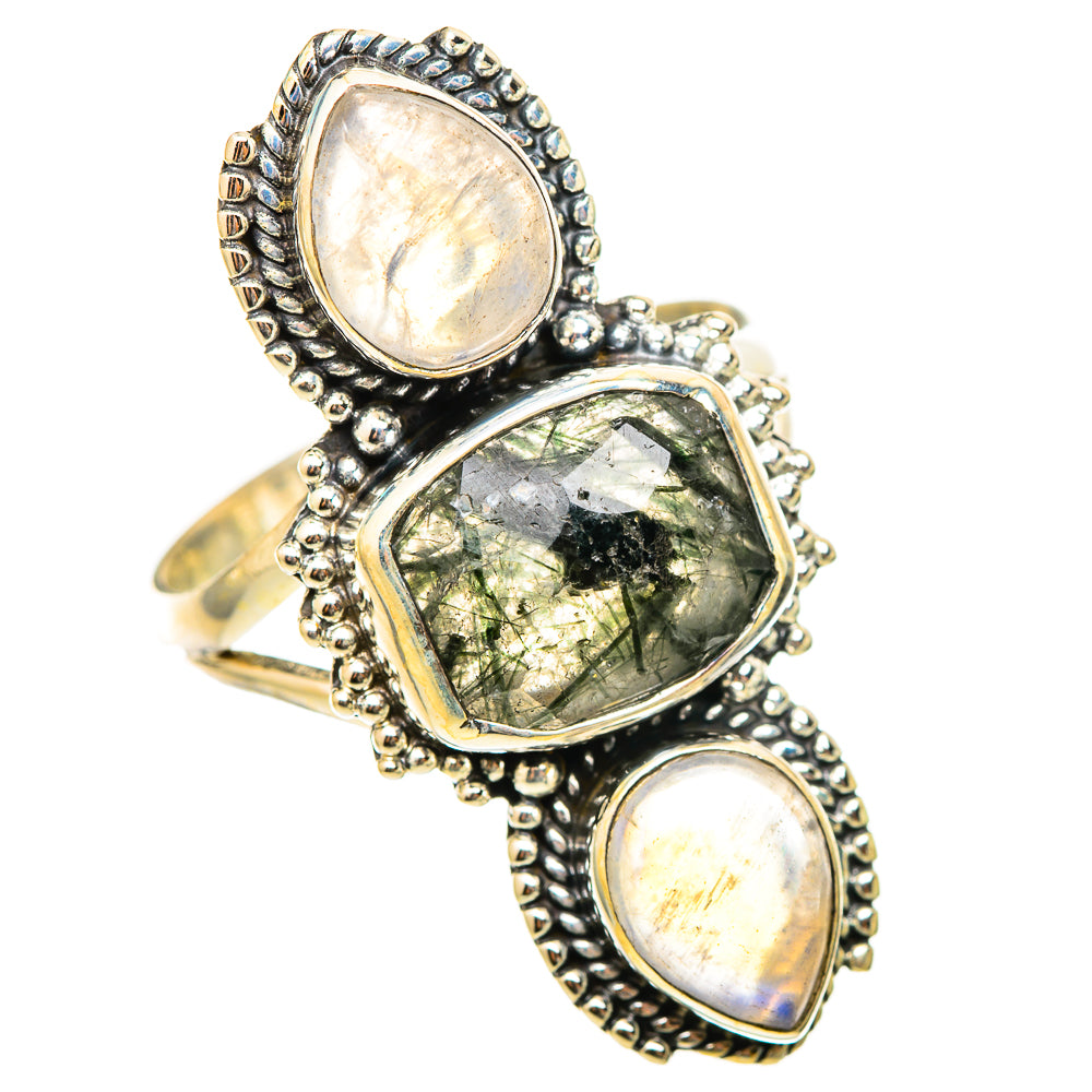 Tourmalinated Quartz Rings handcrafted by Ana Silver Co - RING115422 - Photo 2