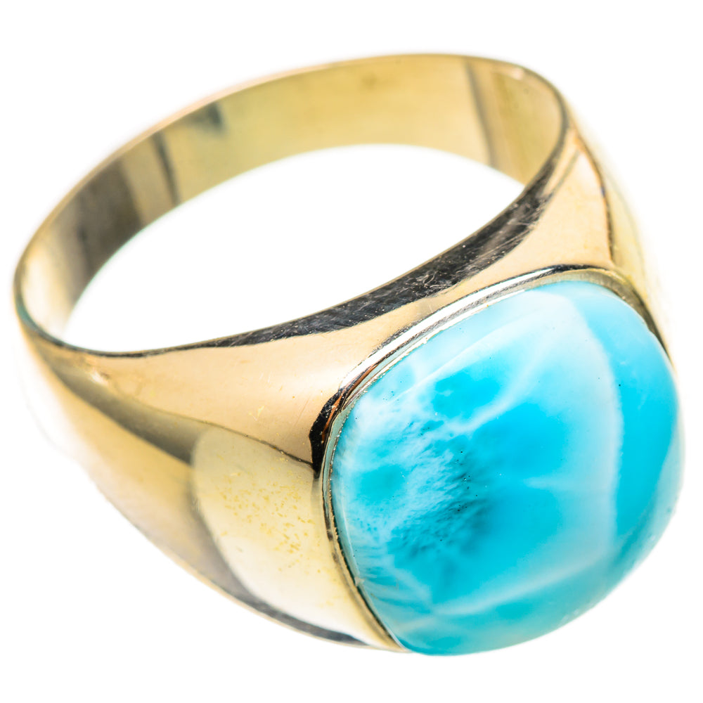 Larimar Rings handcrafted by Ana Silver Co - RING115431 - Photo 2