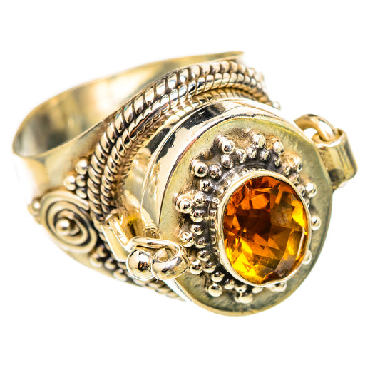 Mandarin Citrine Rings handcrafted by Ana Silver Co - RING115437 - Photo 2