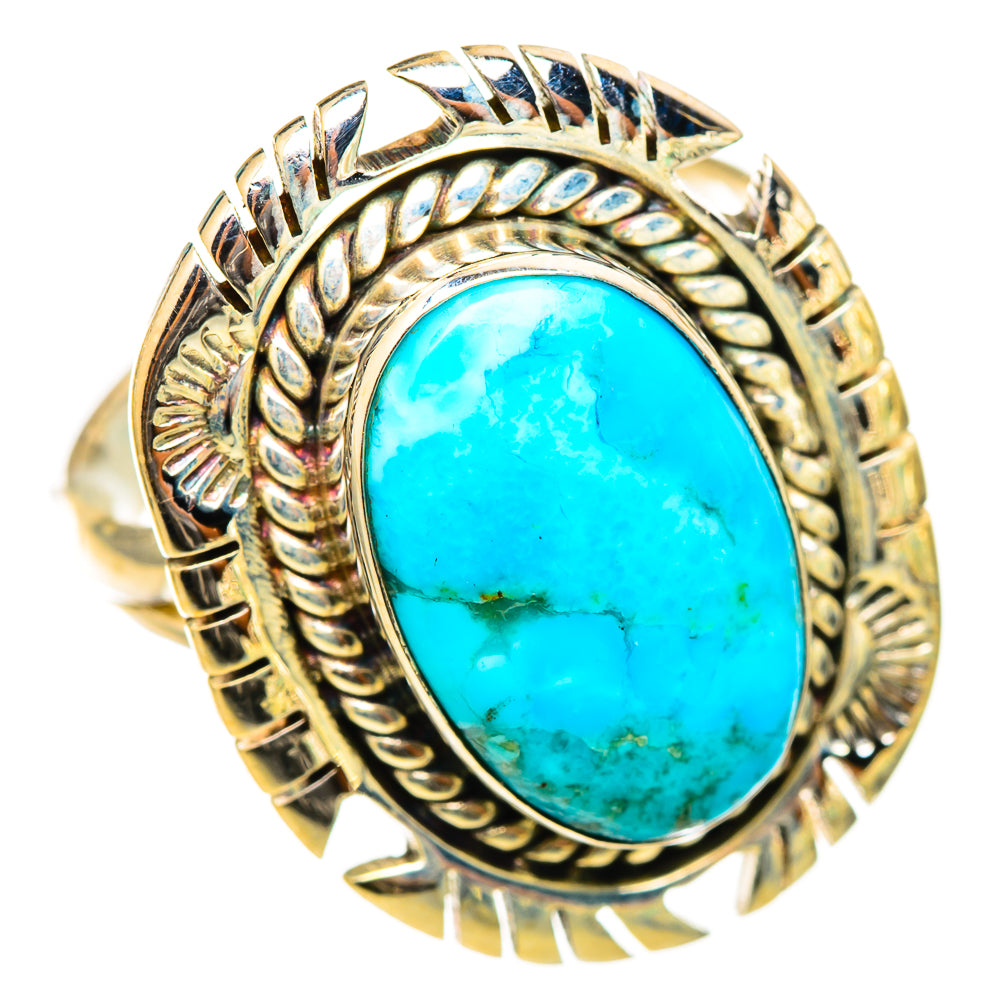 Chrysocolla Rings handcrafted by Ana Silver Co - RING115455 - Photo 2