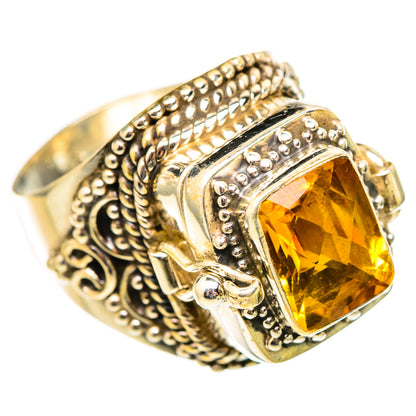 Mandarin Citrine Rings handcrafted by Ana Silver Co - RING115458 - Photo 2