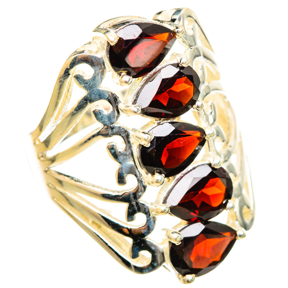 Garnet Rings handcrafted by Ana Silver Co - RING115460 - Photo 2