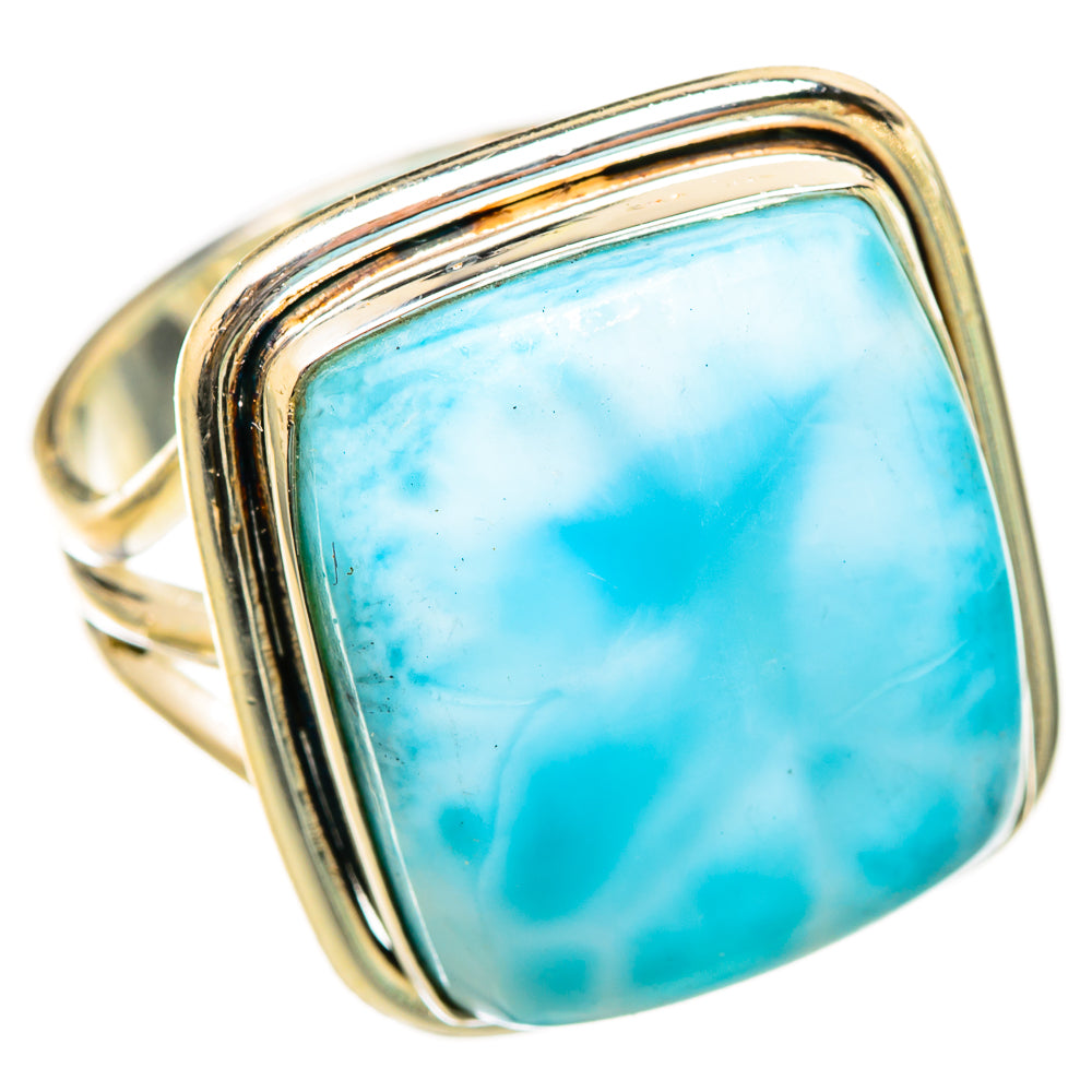 Larimar Rings handcrafted by Ana Silver Co - RING115469 - Photo 2