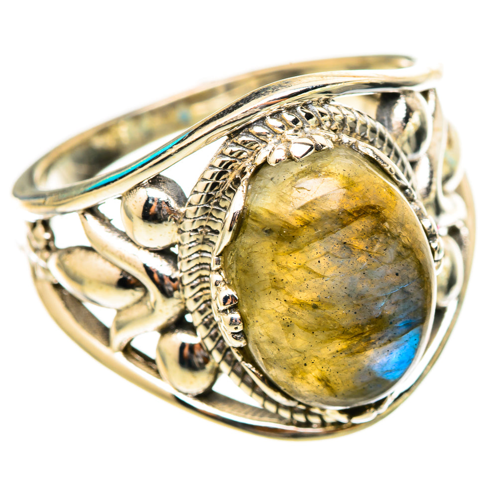 Labradorite Rings handcrafted by Ana Silver Co - RING115471 - Photo 2
