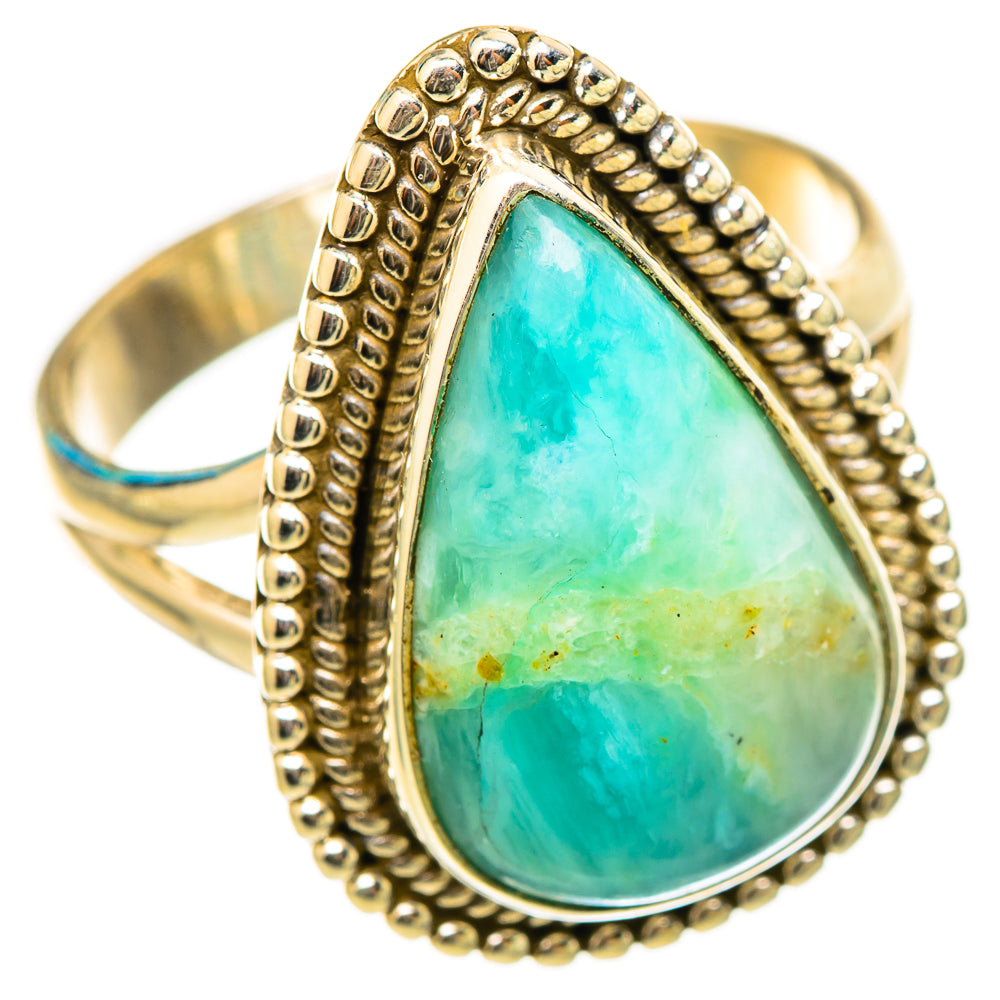 Peruvian Opal Rings handcrafted by Ana Silver Co - RING115487 - Photo 2