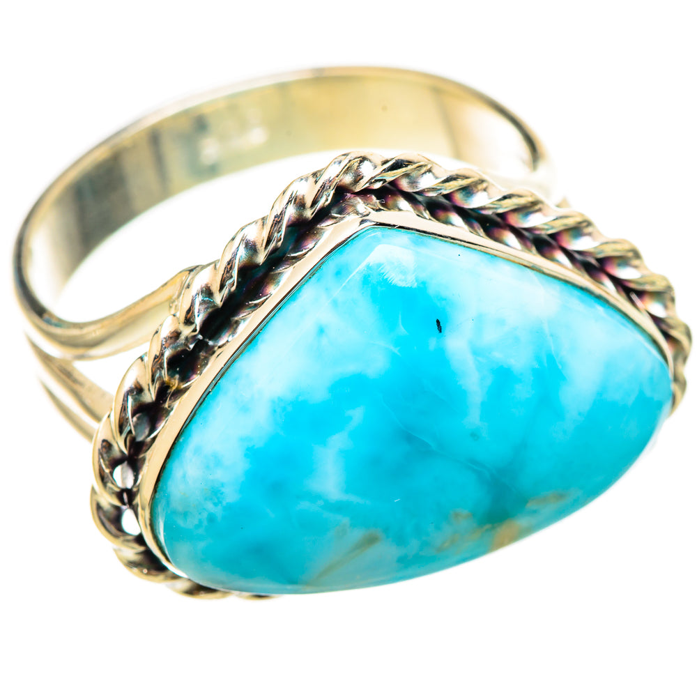 Larimar Rings handcrafted by Ana Silver Co - RING115489 - Photo 2