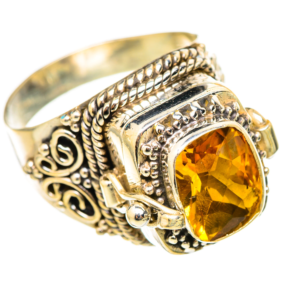 Citrine Rings handcrafted by Ana Silver Co - RING115491 - Photo 2