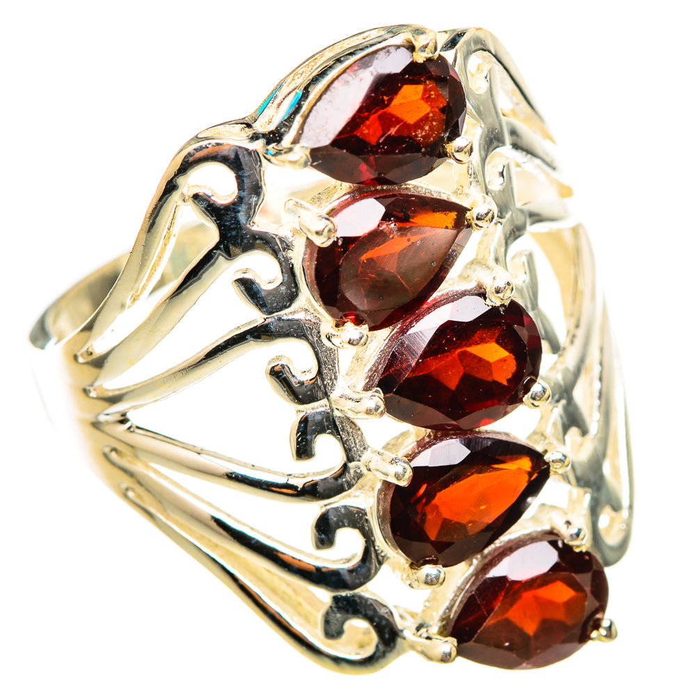 Garnet Rings handcrafted by Ana Silver Co - RING115494 - Photo 2