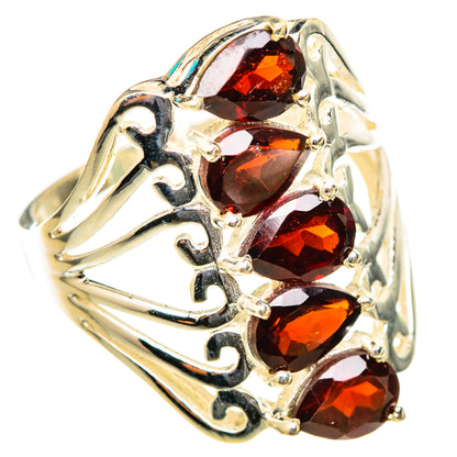 Garnet Rings handcrafted by Ana Silver Co - RING115494 - Photo 2