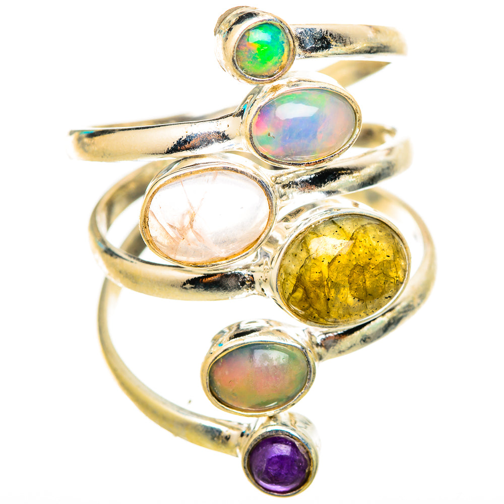Labradorite Rings handcrafted by Ana Silver Co - RING115500 - Photo 2