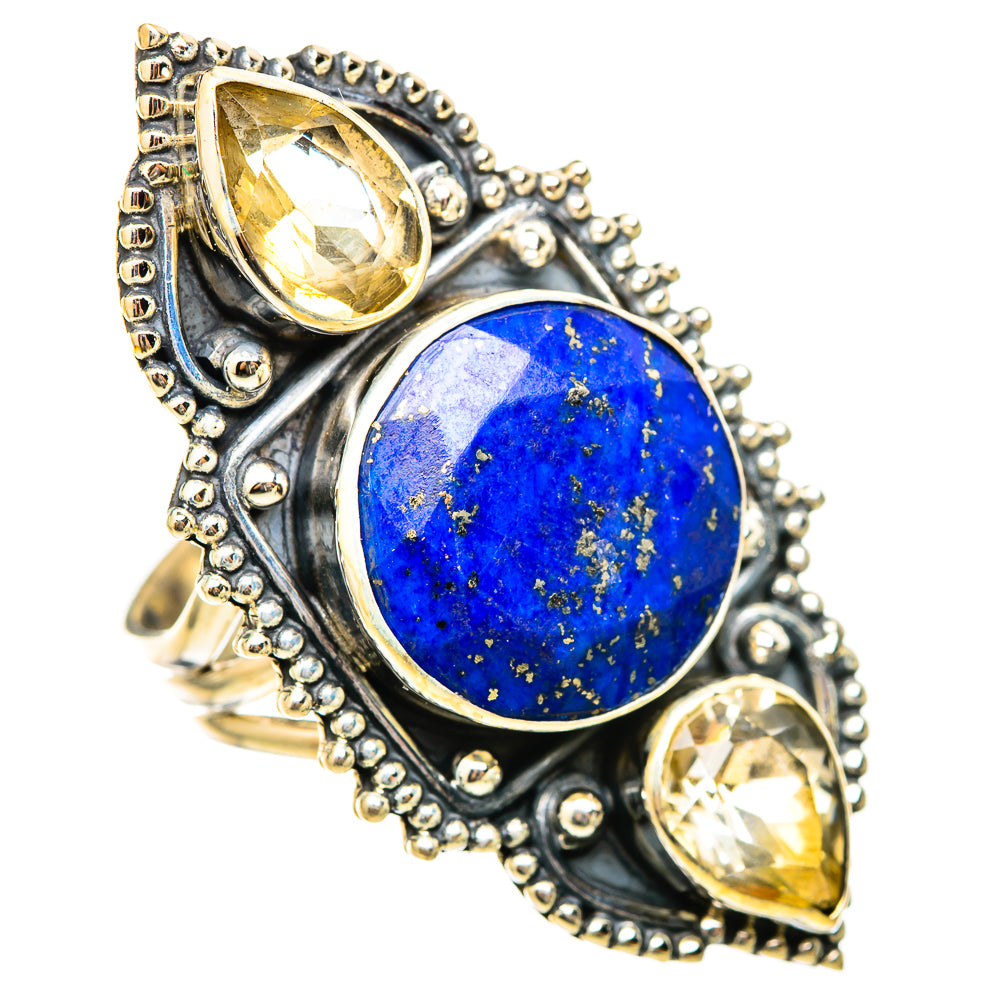 Lapis Lazuli Rings handcrafted by Ana Silver Co - RING115501 - Photo 2