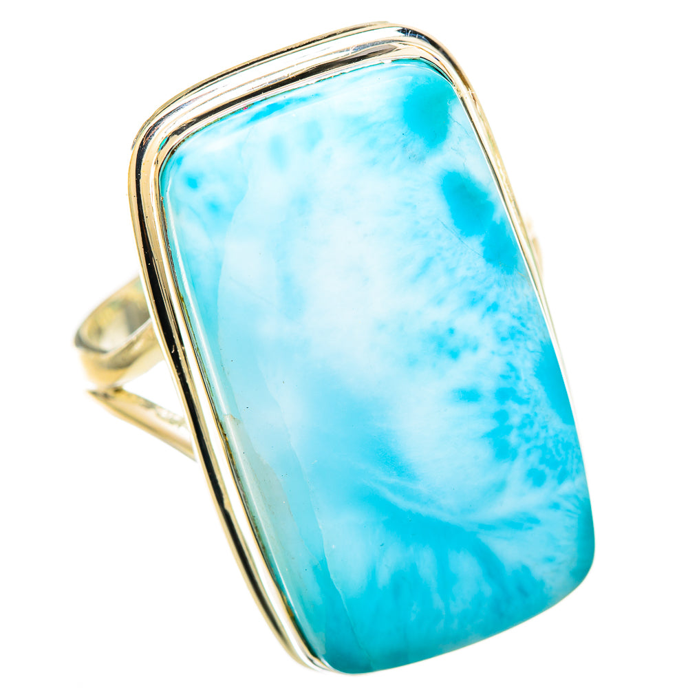 Larimar Rings handcrafted by Ana Silver Co - RING115502 - Photo 2
