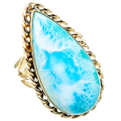 Larimar Rings handcrafted by Ana Silver Co - RING115507 - Photo 2