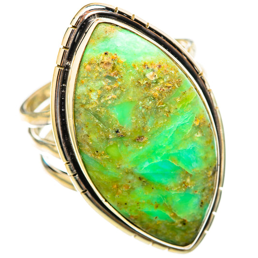 Peruvian Opal Rings handcrafted by Ana Silver Co - RING115511 - Photo 2