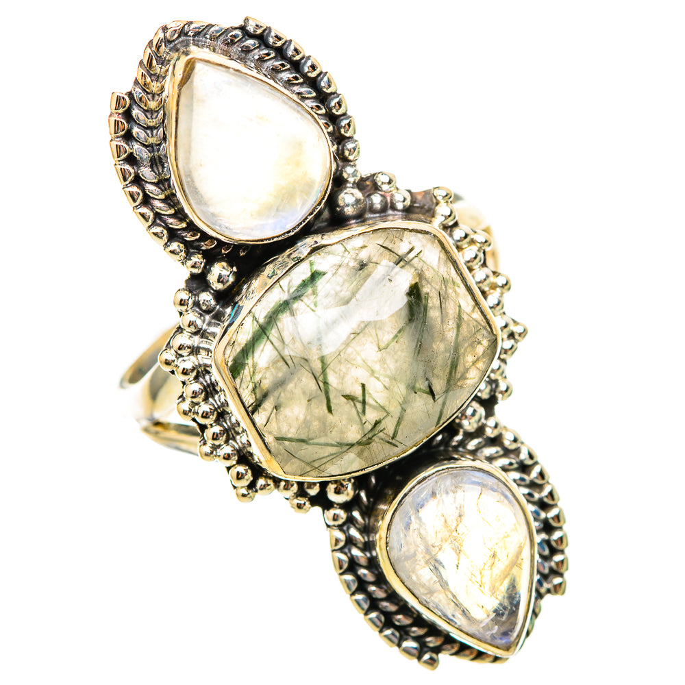 Tourmalinated Quartz Rings handcrafted by Ana Silver Co - RING115519 - Photo 2
