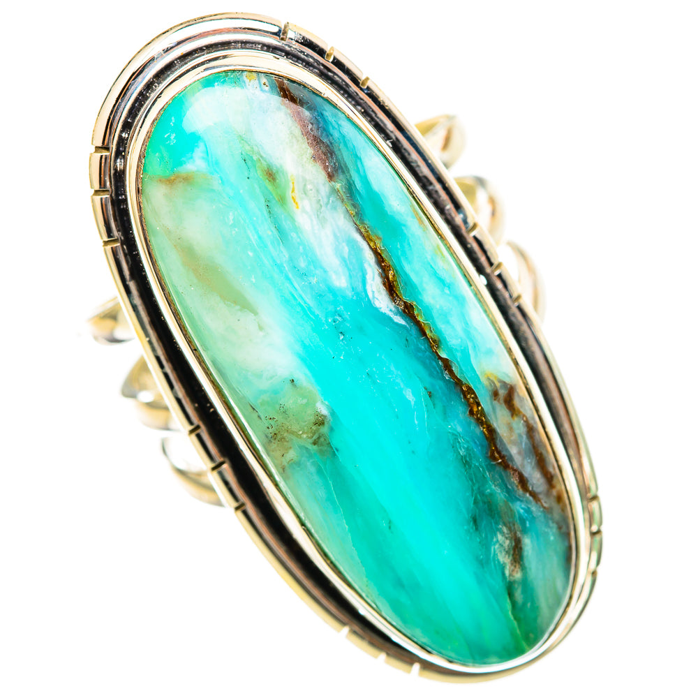 Peruvian Opal Rings handcrafted by Ana Silver Co - RING115523 - Photo 2