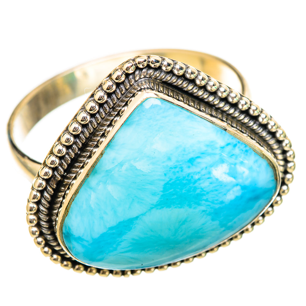 Larimar Rings handcrafted by Ana Silver Co - RING115525 - Photo 2