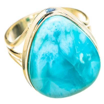 Larimar Rings handcrafted by Ana Silver Co - RING115528 - Photo 2