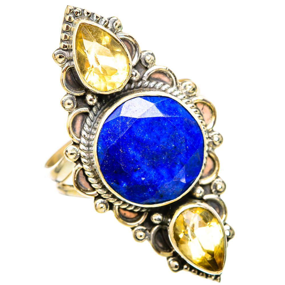 Lapis Lazuli Rings handcrafted by Ana Silver Co - RING115529 - Photo 2