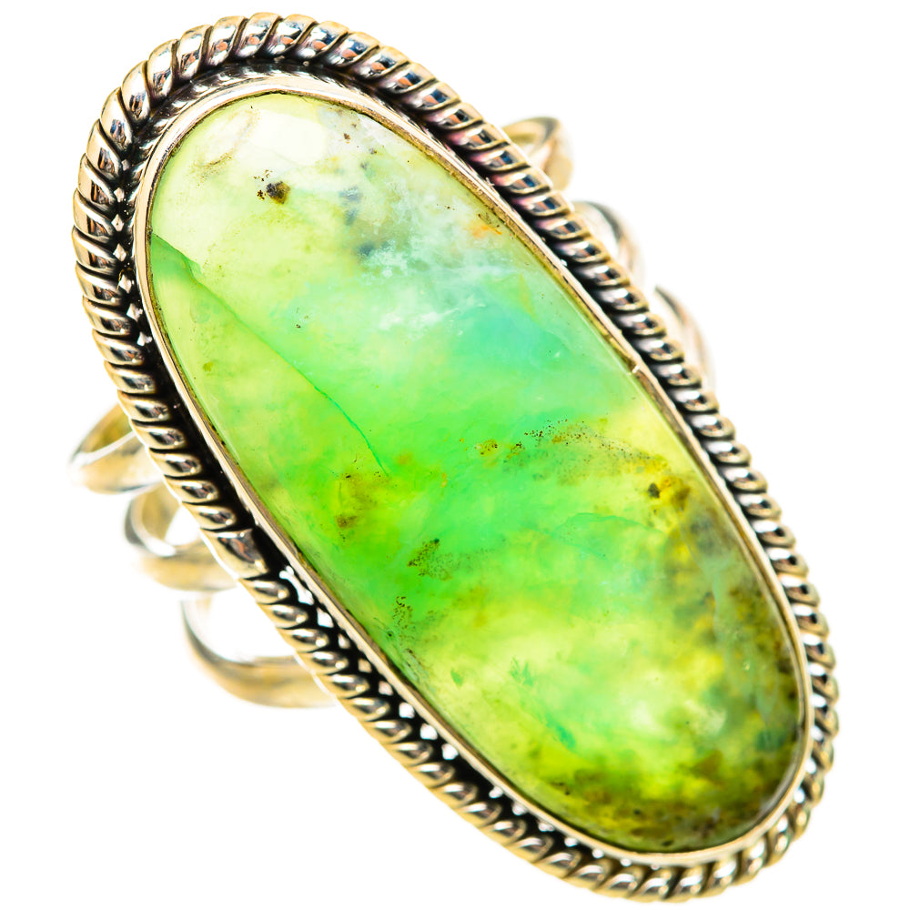 Peruvian Opal Rings handcrafted by Ana Silver Co - RING115533 - Photo 2