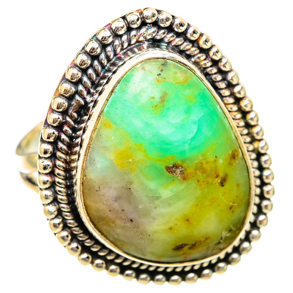 Peruvian Opal Rings handcrafted by Ana Silver Co - RING115537 - Photo 2