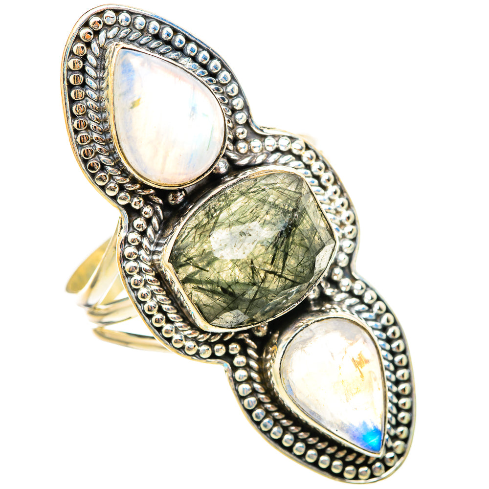 Tourmalinated Quartz Rings handcrafted by Ana Silver Co - RING115540 - Photo 2