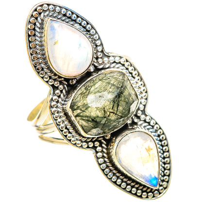 Tourmalinated Quartz Rings handcrafted by Ana Silver Co - RING115540 - Photo 2