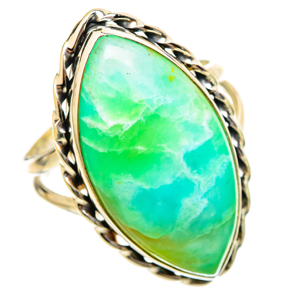 Peruvian Opal Rings handcrafted by Ana Silver Co - RING115544 - Photo 2