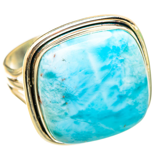 Larimar Rings handcrafted by Ana Silver Co - RING115545 - Photo 2