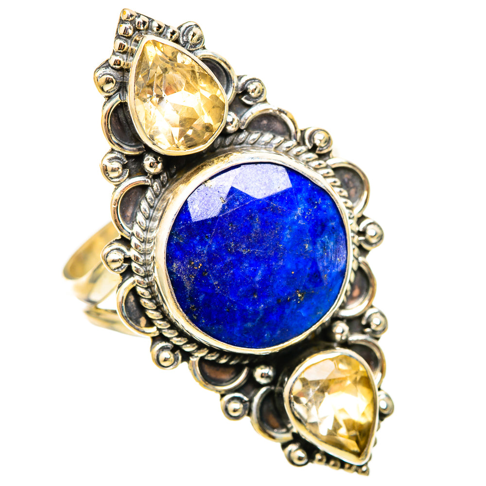 Lapis Lazuli Rings handcrafted by Ana Silver Co - RING115549 - Photo 2