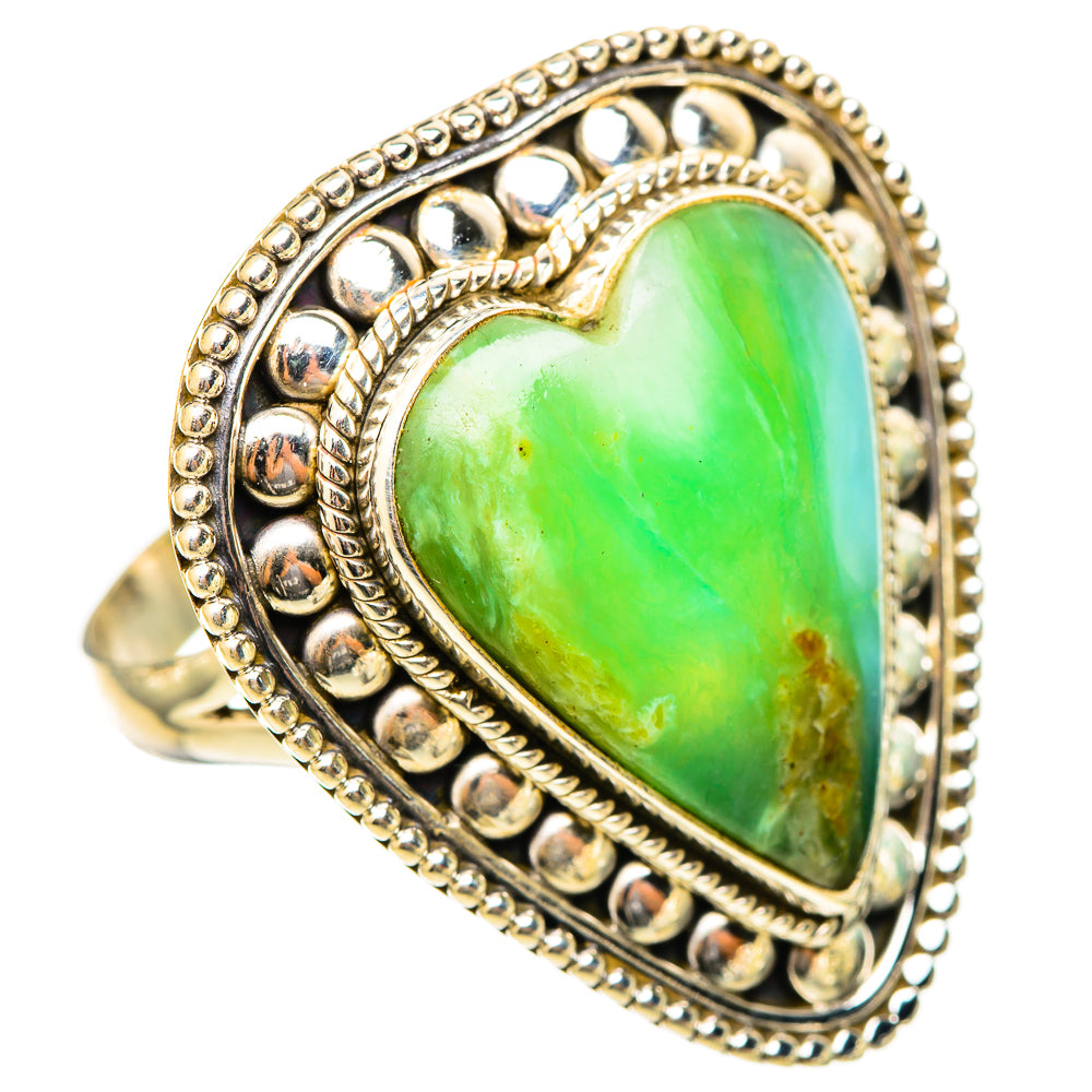 Peruvian Opal Rings handcrafted by Ana Silver Co - RING115553 - Photo 2