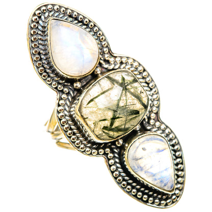 Tourmalinated Quartz Rings handcrafted by Ana Silver Co - RING115554 - Photo 2