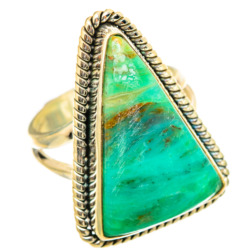 Peruvian Opal Rings handcrafted by Ana Silver Co - RING115558 - Photo 2