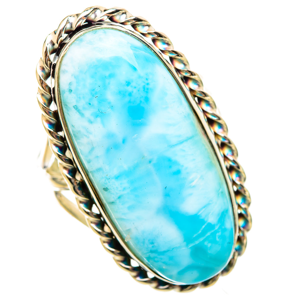 Larimar Rings handcrafted by Ana Silver Co - RING115563 - Photo 2