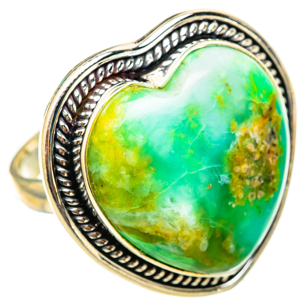 Peruvian Opal Rings handcrafted by Ana Silver Co - RING115566 - Photo 2