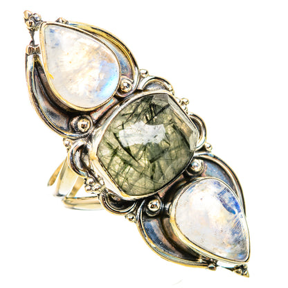 Tourmalinated Quartz Rings handcrafted by Ana Silver Co - RING115570 - Photo 2