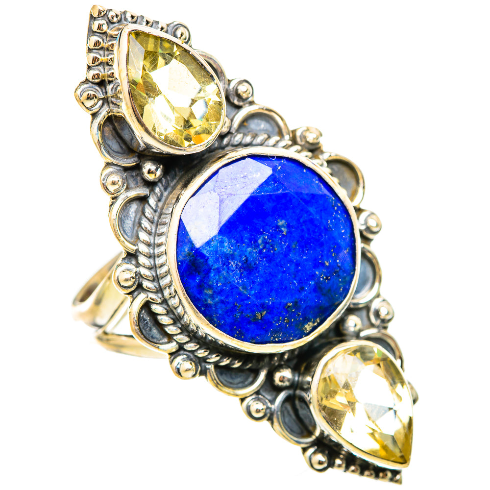 Lapis Lazuli Rings handcrafted by Ana Silver Co - RING115574 - Photo 2