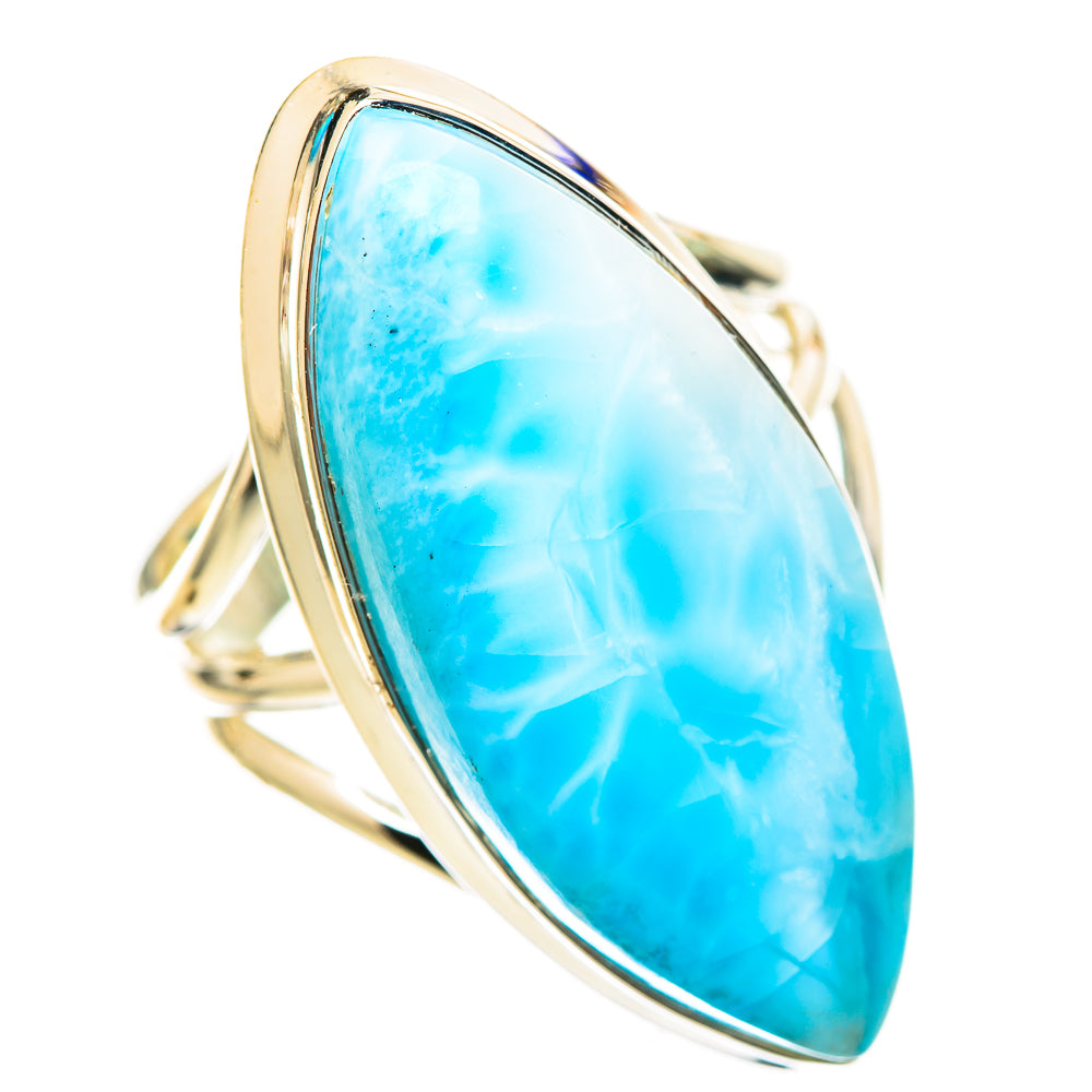 Larimar Rings handcrafted by Ana Silver Co - RING115578 - Photo 2