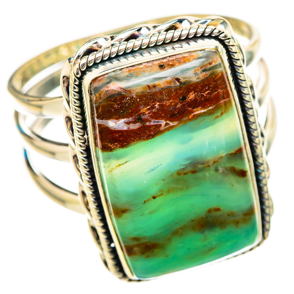 Peruvian Opal Rings handcrafted by Ana Silver Co - RING115581 - Photo 2