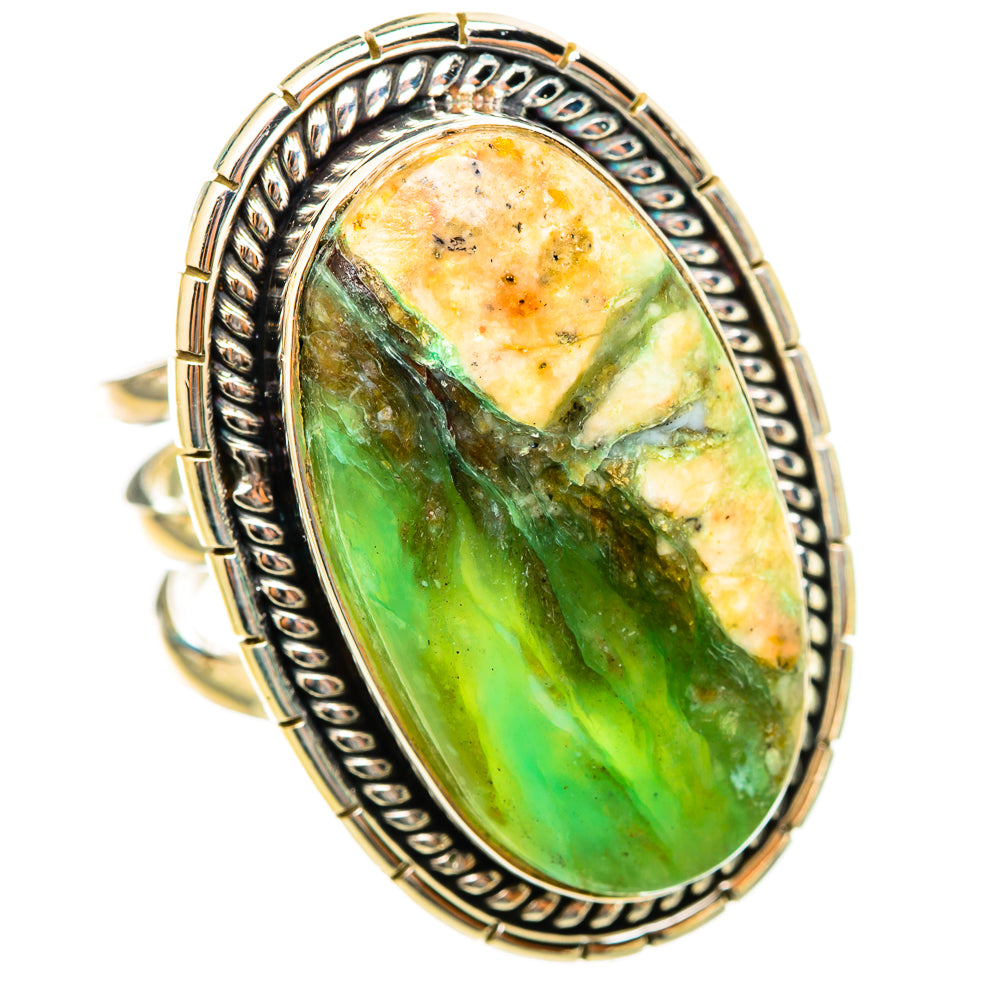 Peruvian Opal Rings handcrafted by Ana Silver Co - RING115587 - Photo 2