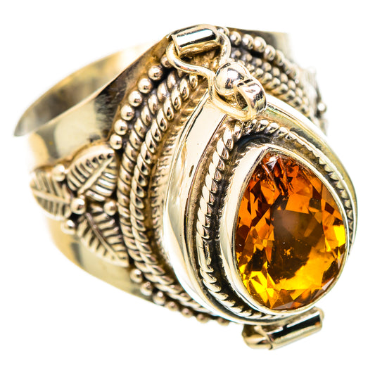 Mandarin Citrine Rings handcrafted by Ana Silver Co - RING115602 - Photo 2