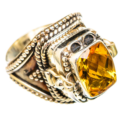 Citrine Rings handcrafted by Ana Silver Co - RING115603 - Photo 2