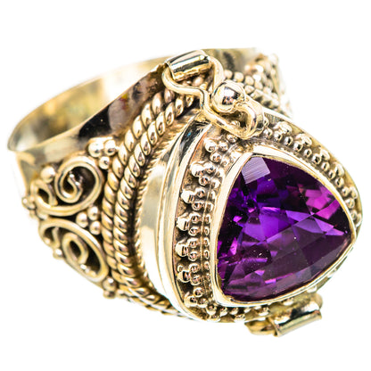 Amethyst Rings handcrafted by Ana Silver Co - RING115606 - Photo 2
