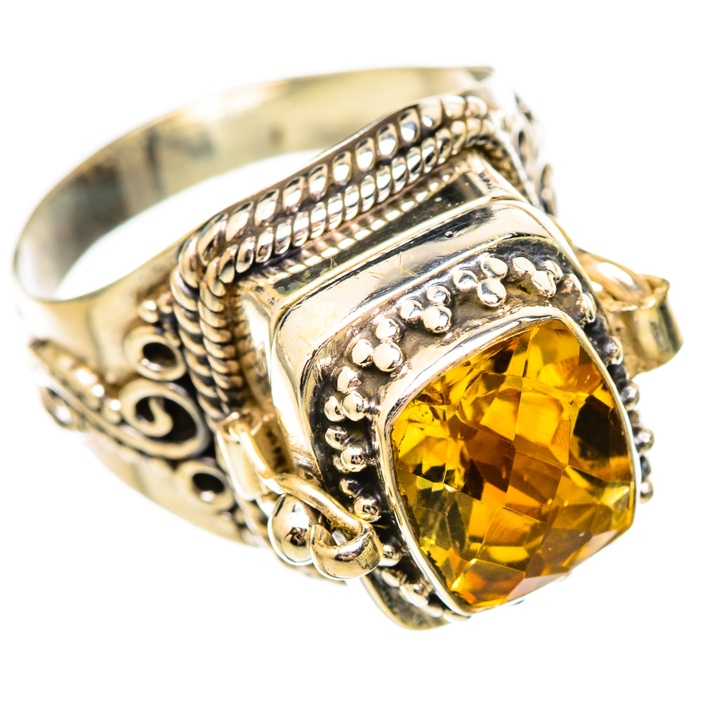 Citrine Rings handcrafted by Ana Silver Co - RING115622 - Photo 2