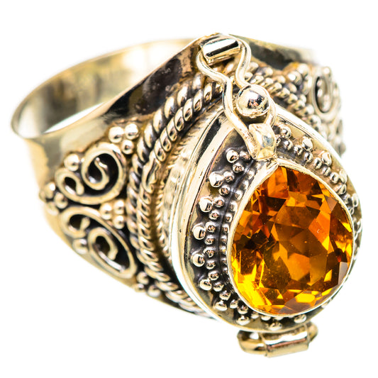 Mandarin Citrine Rings handcrafted by Ana Silver Co - RING115623 - Photo 2