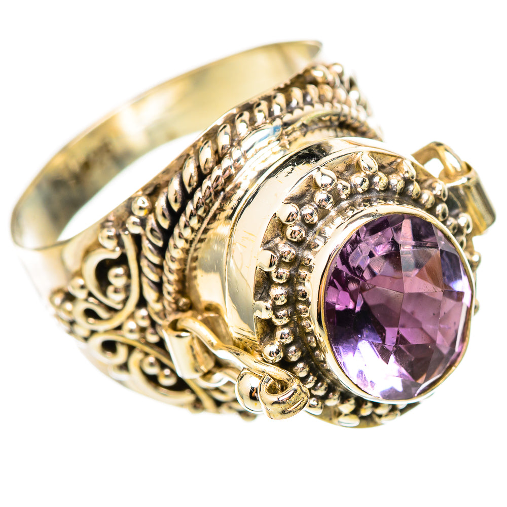 Pink Amethyst Rings handcrafted by Ana Silver Co - RING115626 - Photo 2