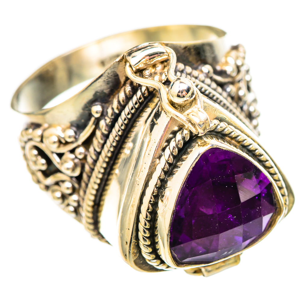 Amethyst Rings handcrafted by Ana Silver Co - RING115627 - Photo 2