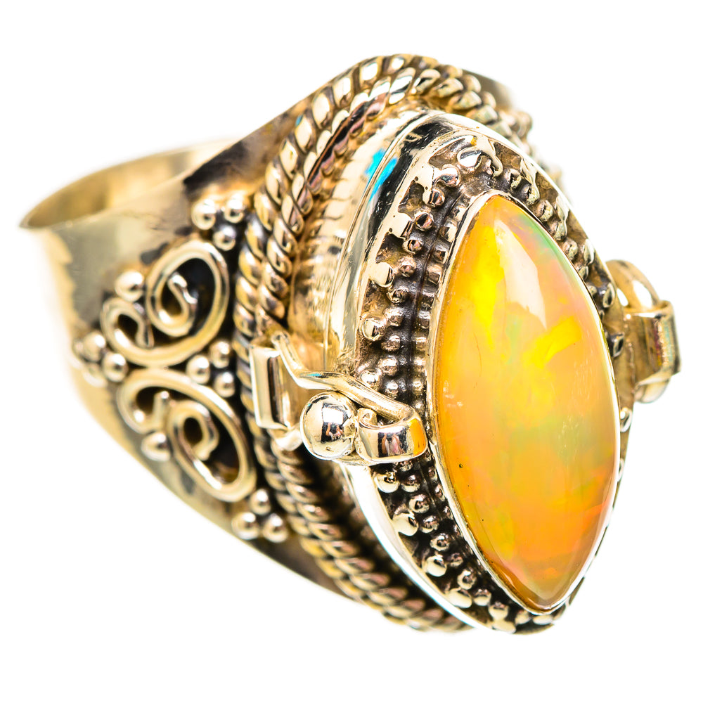 Ethiopian Opal Rings handcrafted by Ana Silver Co - RING115634 - Photo 2