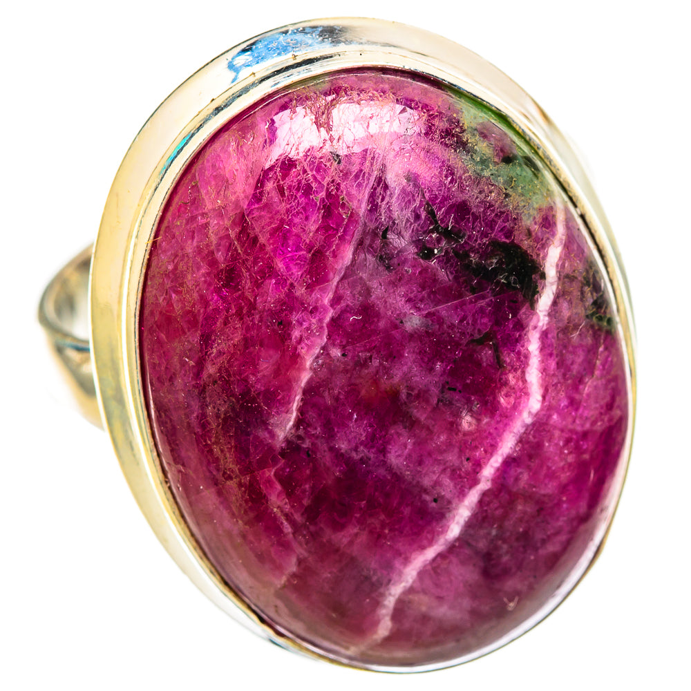 Ruby Fuchsite Rings handcrafted by Ana Silver Co - RING115645 - Photo 2